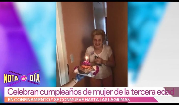 Video: Abuelita llora por su festejo de cumpleaños | Vivalavi