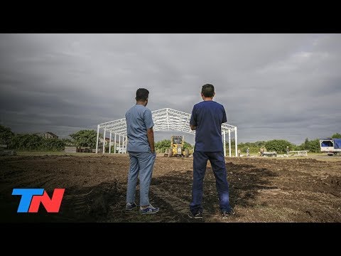 Construyen un hospital de campaña en Tucumán