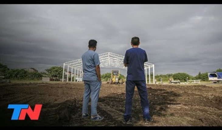 Video: Construyen un hospital de campaña en Tucumán