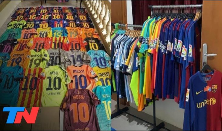 Video: Un indonesio tiene la colección más grande de camisetas de Messi