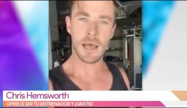 Video: ¡Entrena gratis con Chris Hemsworth! | Vivalavi