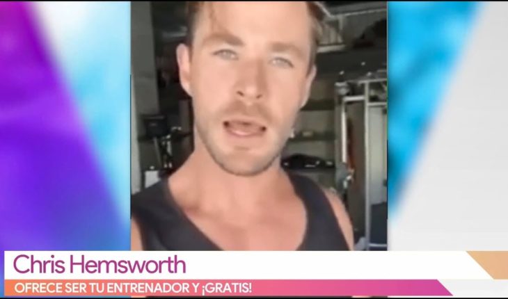Video: ¡Entrena gratis con Chris Hemsworth! | Vivalavi