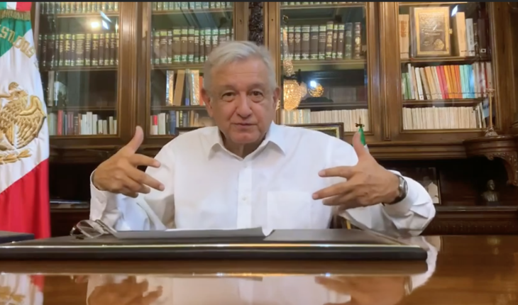 translated from Spanish: AMLO announces support for middle and upper classes for COVID crisis