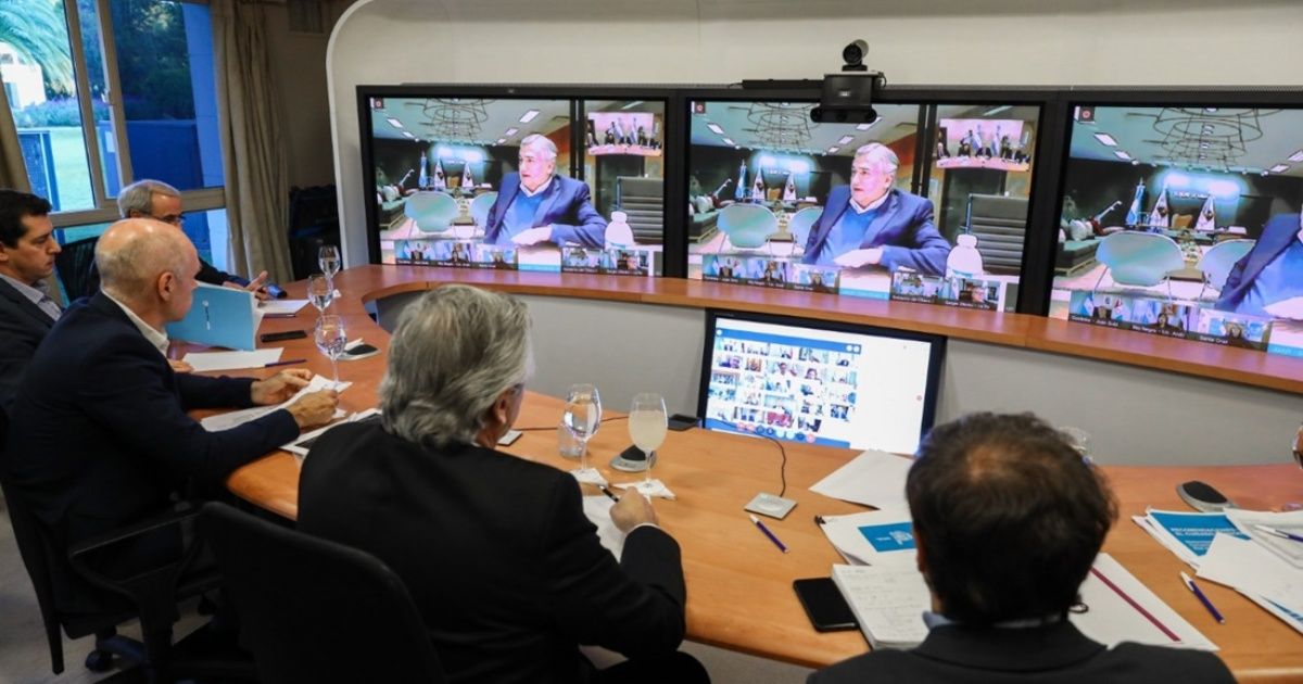 Fernandez held a video conference with governors to define quarantine