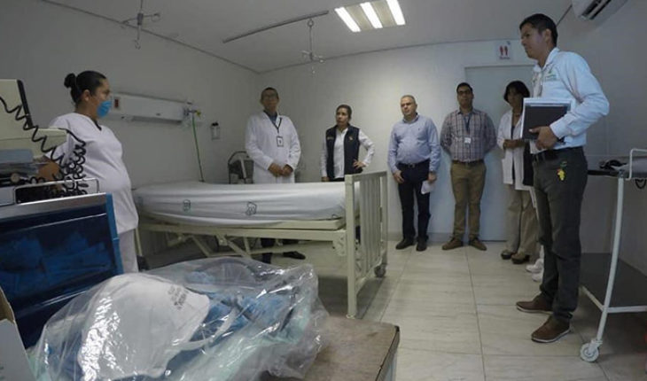 translated from Spanish: IMSS Michoacán installs “Triage Respiratorios” in hospitals