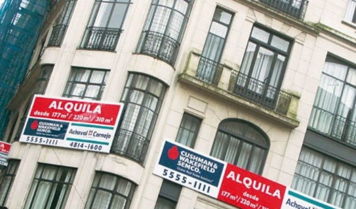 translated from Spanish: More than 40% of tenants were unable to pay April