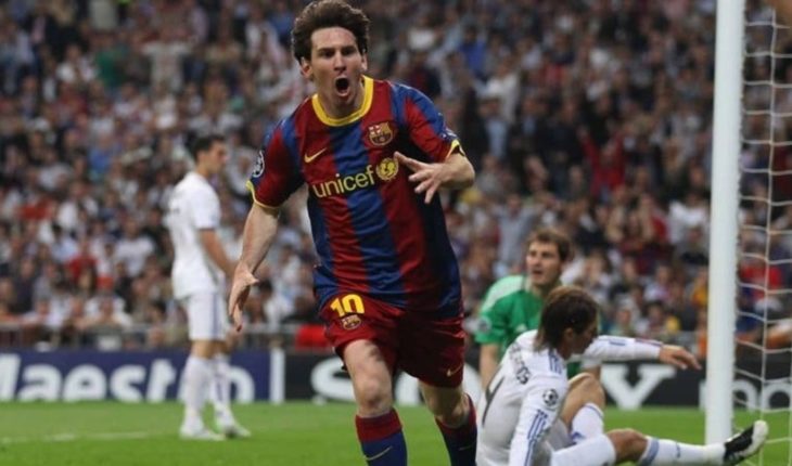 translated from Spanish: Nine years from one of Lionel Messi’s most remembered goals
