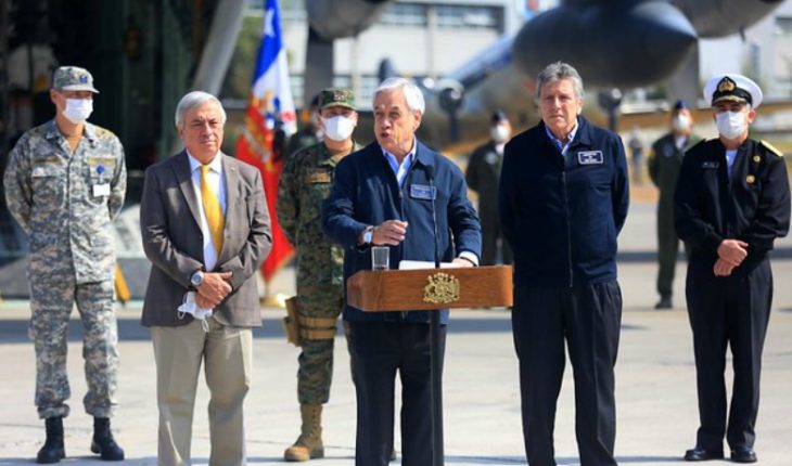 translated from Spanish: Piñera by people who violate health cord: “We are identifying them and we are going to sanction them”