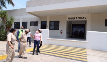 translated from Spanish: Reports that the Naval Hospital of Lazaro Cardenas is being prepared for COVID-19 care