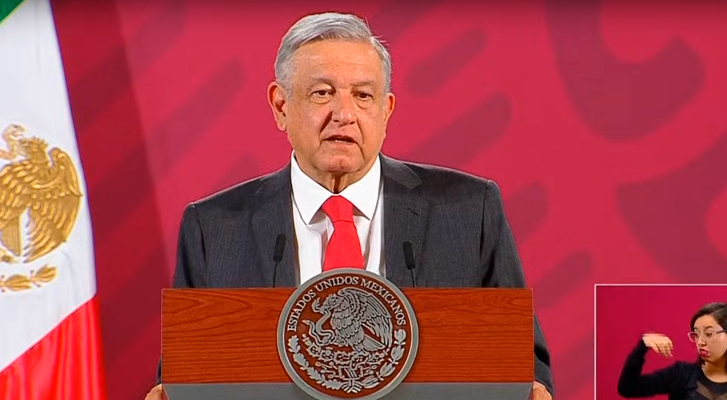 "The fall of oil is going to affect us but we're going to deal with this crisis with strength," says AMLO