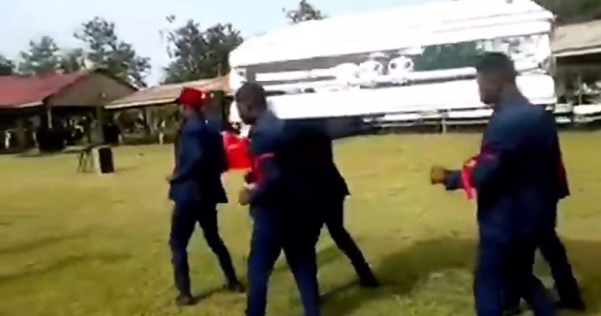 The story behind the African meme dancing with a coffin