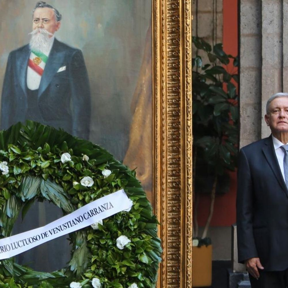 AMLO conmemora 100 años de la muerte de Venustiano Carranza
