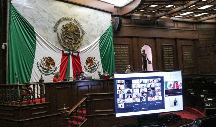 Congreso del Estado de Michoacán sesionó por primera vez de manera virtual