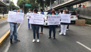 Doctores del Hospital de Iztacalco protestan por falta de personal