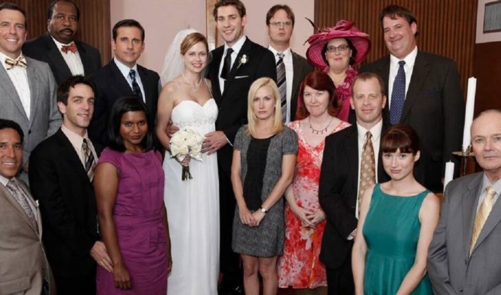 El elenco de The Office se reúne para celebrar un casamiento