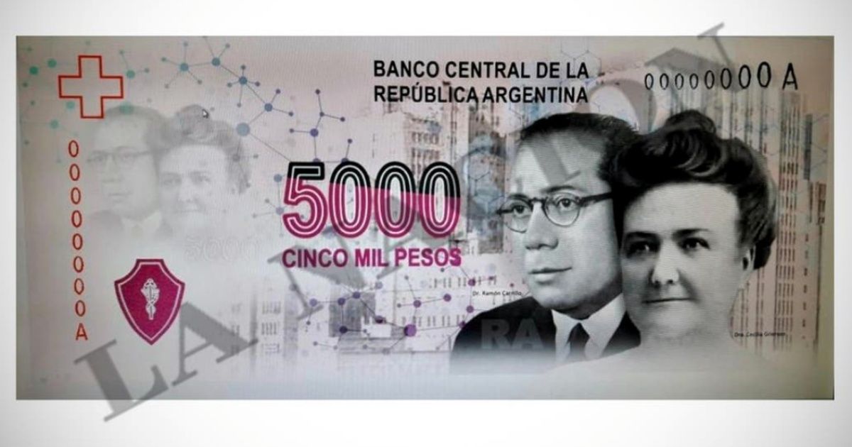 El nuevo billete de $5000 tendrá la cara de dos médicos argentinos: ¿Sabés quiénes fueron?