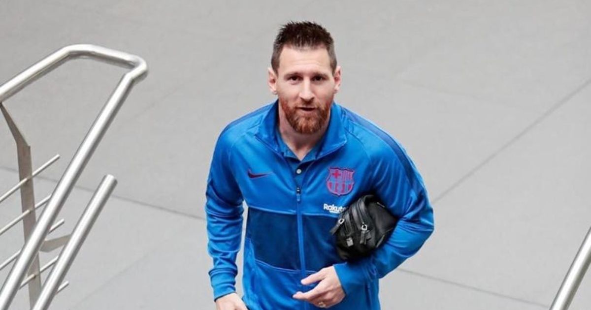 FOTO: Así reapareció Messi en los entrenamientos de Barcelona