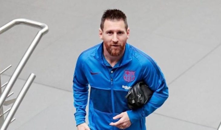 FOTO: Así reapareció Messi en los entrenamientos de Barcelona
