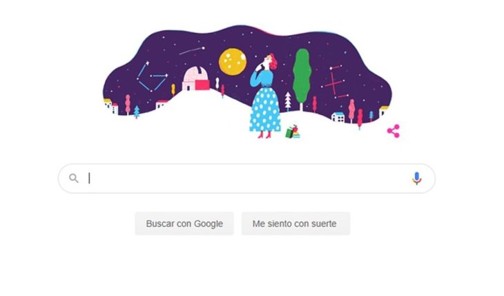 Google le dedicó un Google a Adelina Gutiérrez Alonso, astrofísica chilena