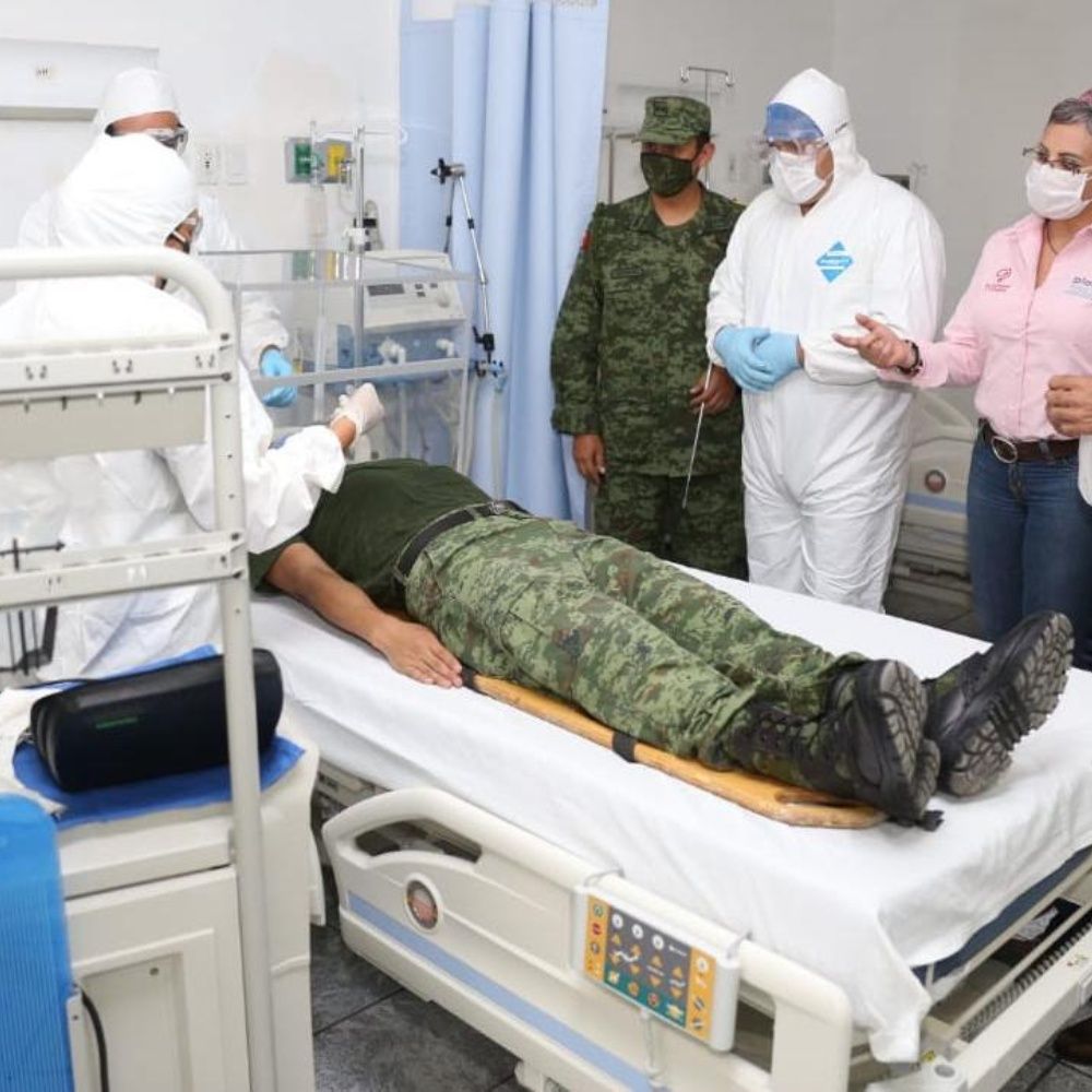 Habilitan Hospital Regional de 43 Zona Militar para Covid-19