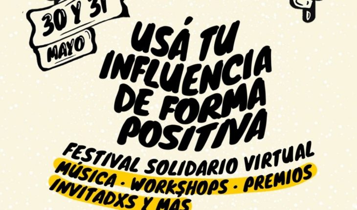 Influos, Lado H y Viene Bien unidos en un festival virtual solidario