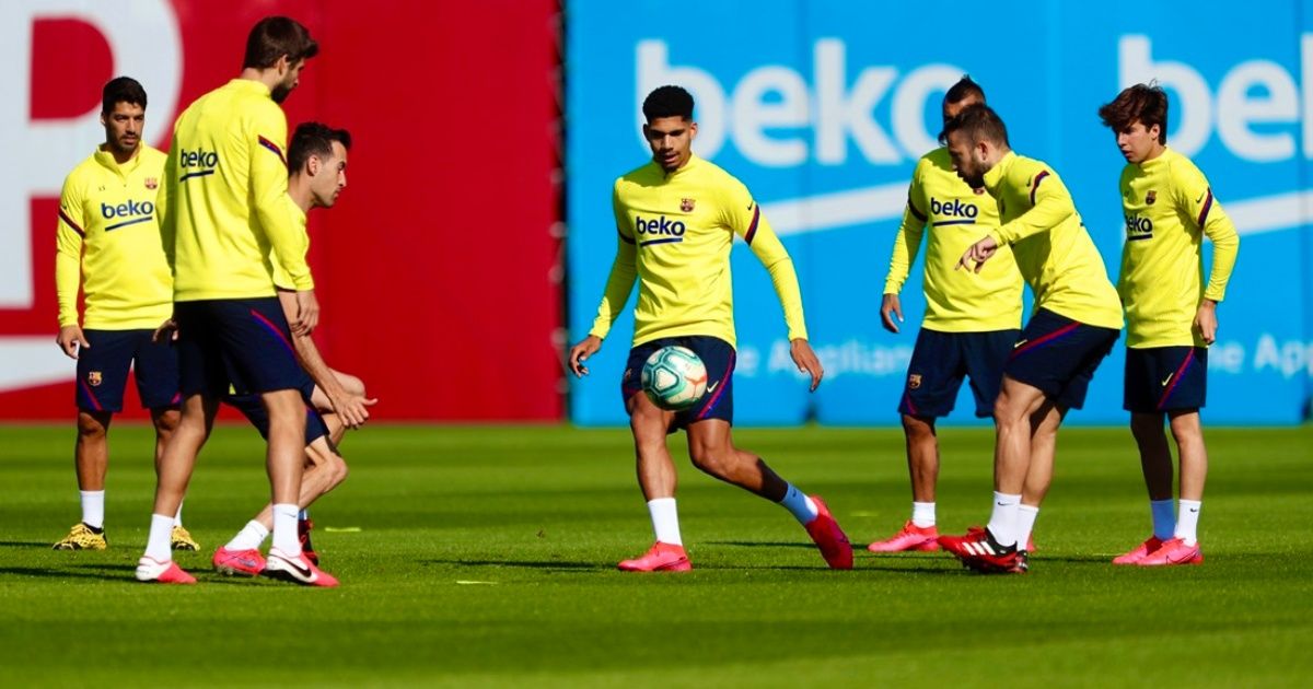 Lionel Messi y el Barcelona volvieron a entrenarse en grupo