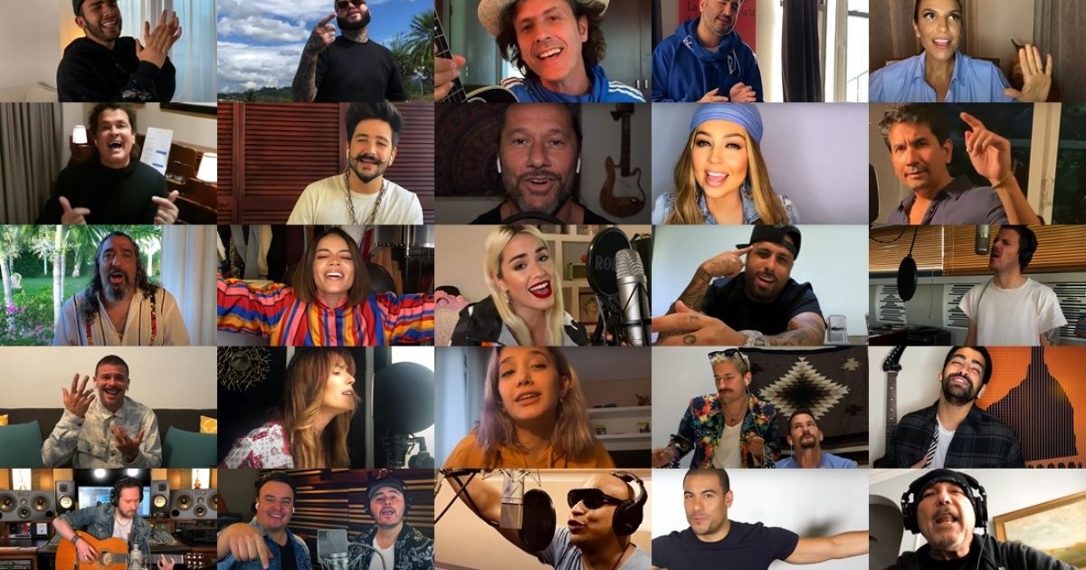 Músicos latinoamericanos reversionan "Color Esperanza": un canto contra la pandemia