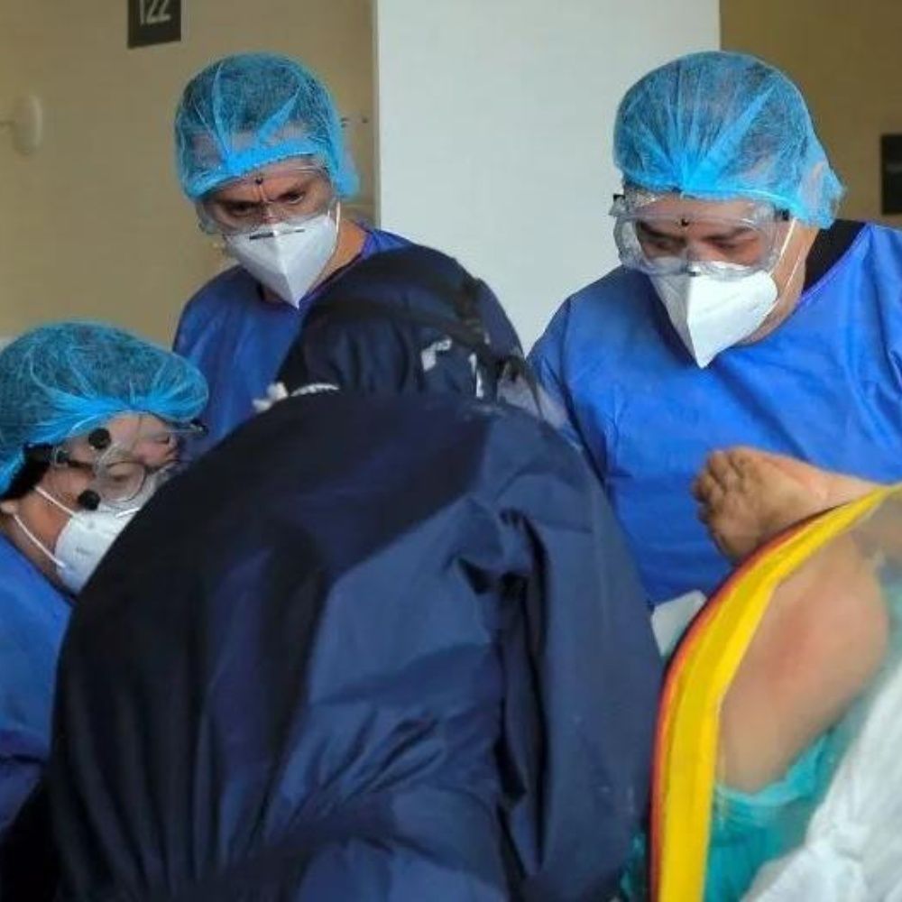 Paciente de Covid-19 se arroja por un cubo interno del hospital de Tula, Hidalgo