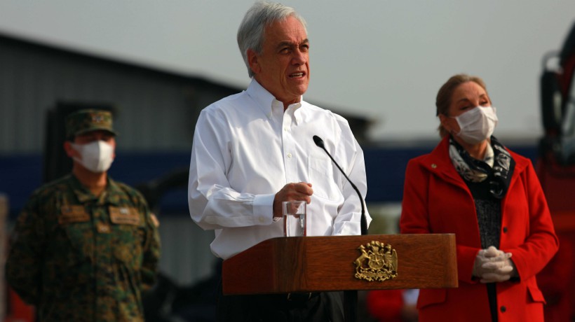 Presidente Piñera llama a "dejar en cuarentena" las diferencias políticas para avanzar en acuerdo nacional