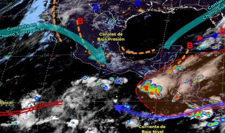 Pronóstico del clima de hoy: Prevén lluvias puntuales en México