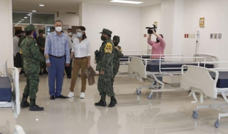 Quirino entrega al Ejército operación del Nuevo Hospital General de Culiacán como Covid