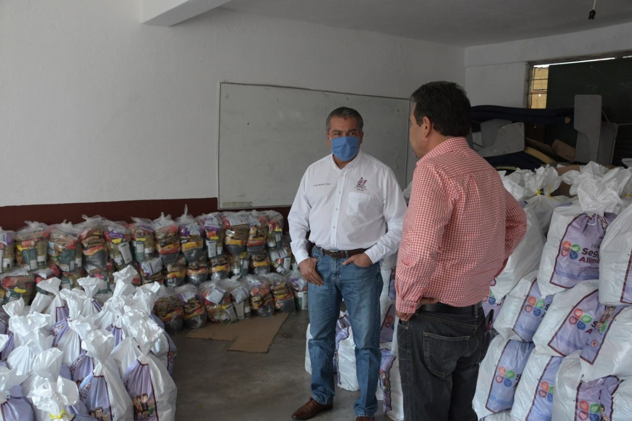 Raúl Morón supervisó entrega de apoyos alimentarios a morelianos