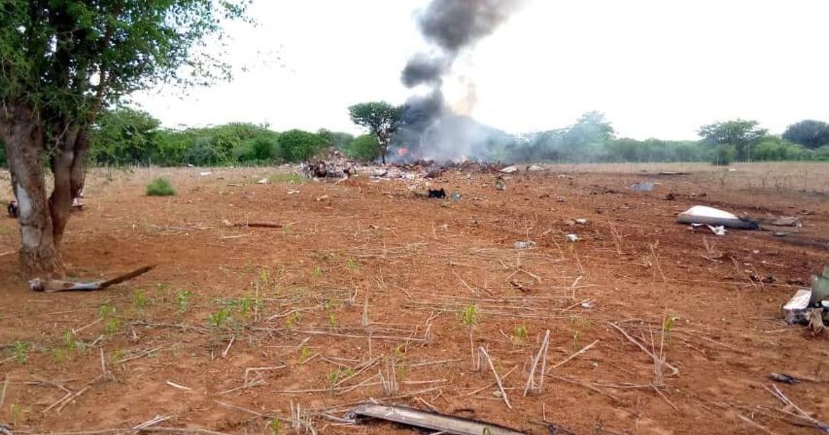 Seis personas murieron al caer un avión con ayuda humanitaria en Somalia