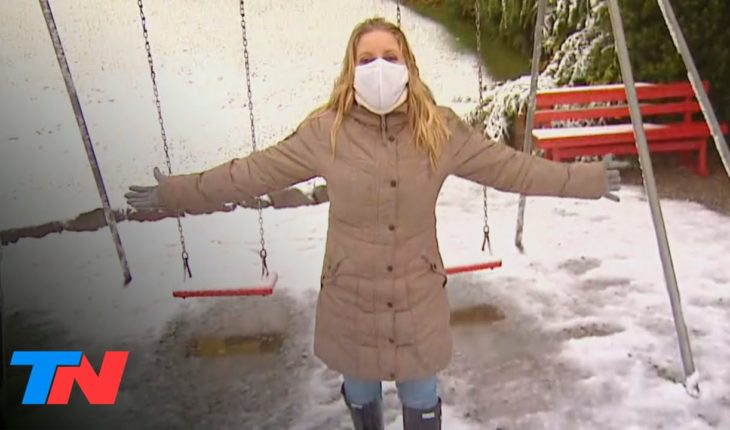 Video: Coronavirus | La Argentina en cuarentena: TN en Bariloche durante la primera nevada del año