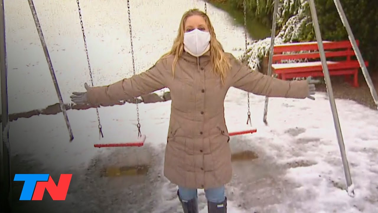 Coronavirus | La Argentina en cuarentena: TN en Bariloche durante la primera nevada del año
