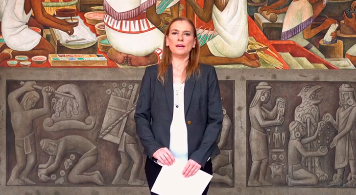 Beatriz Gutierrez Muller WIFE of AMLO gives Mother's Day message in English (Video)
