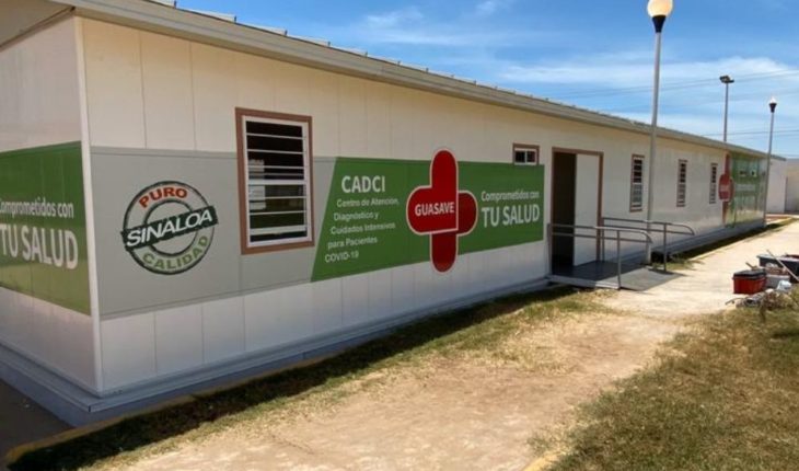 translated from Spanish: Finally, Covid-19 patient care center in Guasave