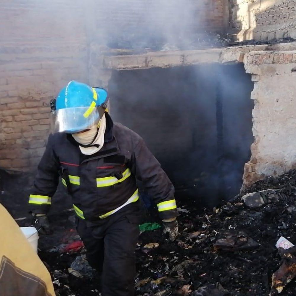 Fire snatches a man's life in Zapopan, Jalisco