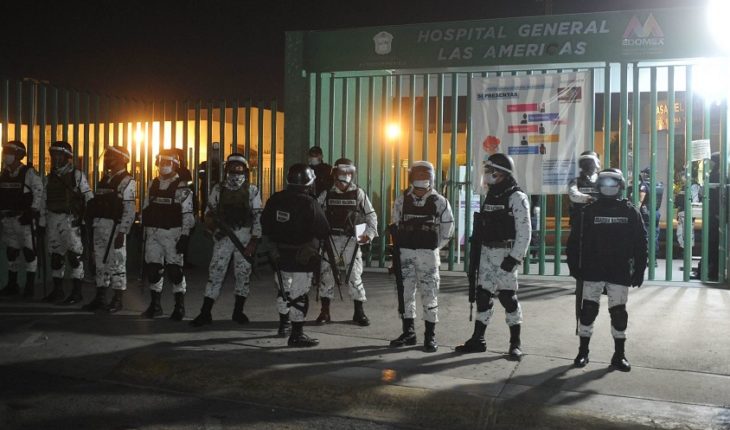 translated from Spanish: National Guard to monitor 41 Edomex COVID hospitals