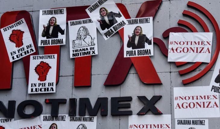 translated from Spanish: Notimex is ordered to stop work and respect his union strike