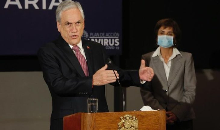 translated from Spanish: President Piñera said the government has “made mistakes” and raised projections “there are many and very few that have been right”