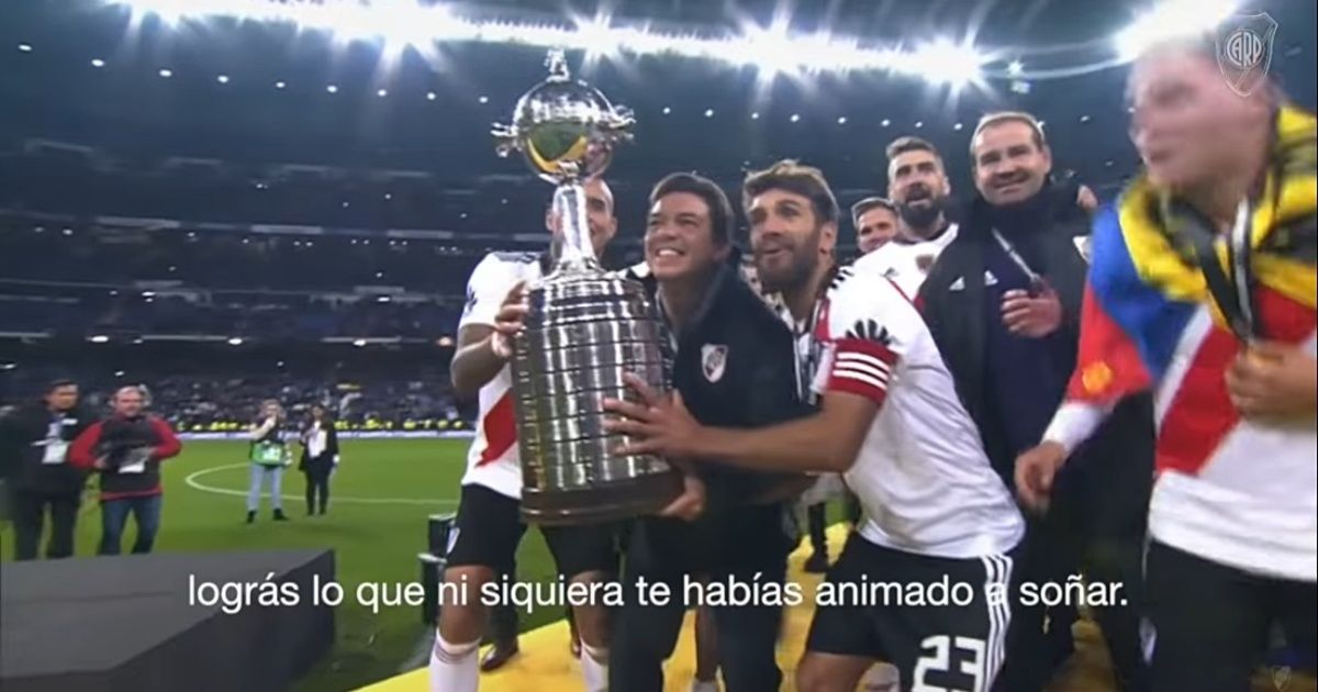 River turns 119 and celebrates it with a video voiced by Marcelo Gallardo