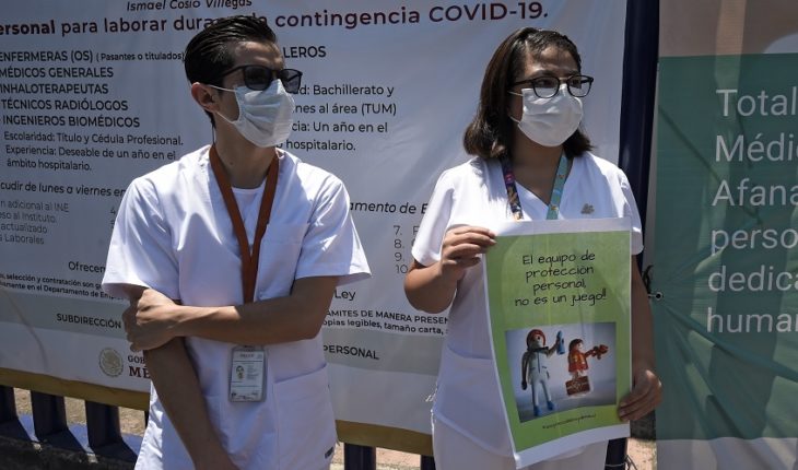 translated from Spanish: WHO congratulates Mexico government on its actions in the face of epidemic
