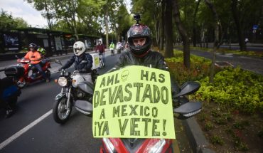 Caravanas circulan en CDMX y Naucaplan en protesta contra AMLO