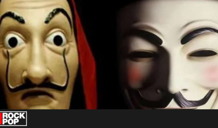 Centennials creen que las máscaras de Anonymous se inspiran en “La Casa de Papel”
