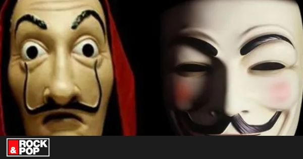 Centennials creen que las máscaras de Anonymous se inspiran en "La Casa de Papel"