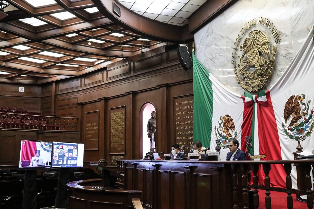 Congreso de Michoacán mantiene medidas sanitarias para la salud y seguridad de los trabajadores