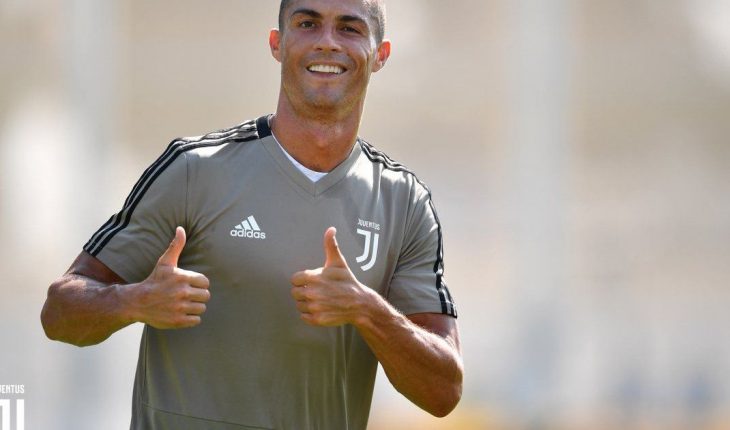 Cristiano Ronaldo al máximo en el entrenamiento