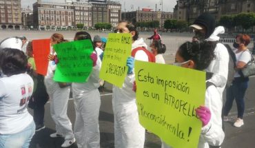 Familiares de personas desaparecidas protestan en Palacio Nacional