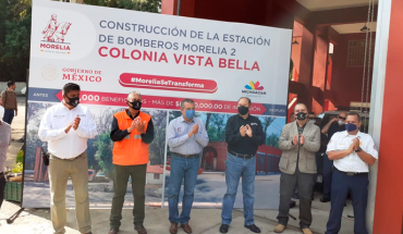 Inauguran estación de bomberos en colonia Vista Bella de Morelia